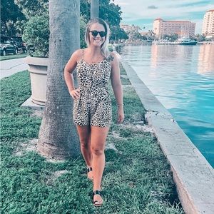 Cheetah Romper